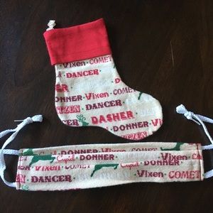 Mini stocking and mask gift set